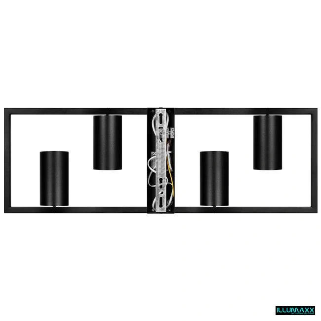 ILLUMAXX LED bodové stropní svítidlo BUMO 4 GU10 černé