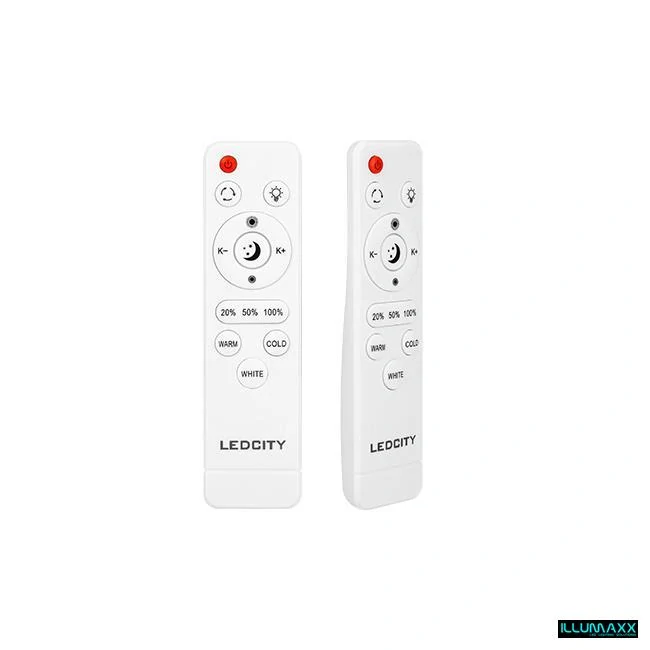ILLUMAXX LED stropní svítidlo VIGOS 59 cm 70 W černé s dálkovým ovladačem