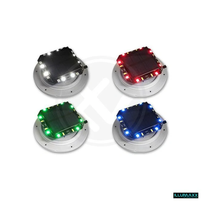 ILLUMAXX Solární LED zahradní koule RGB 30 cm bílá s dálkovým ovladačem