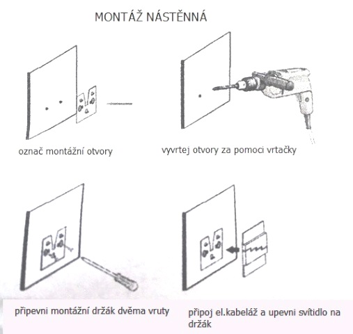 LED nástěnné svítidlo bílé UNICO 1,2W/12V 12SMD3014 studená bílá