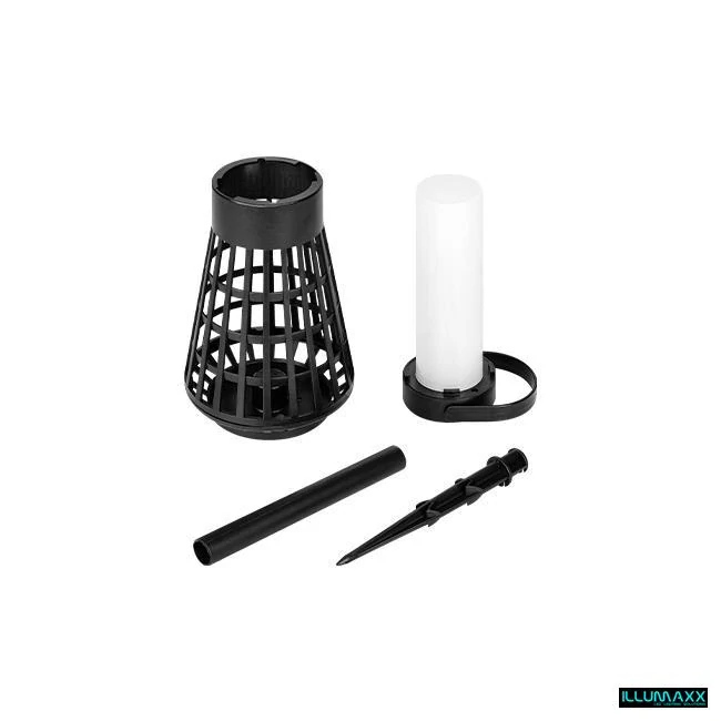 Solární zahradní LED lucerna 2v1 50 cm