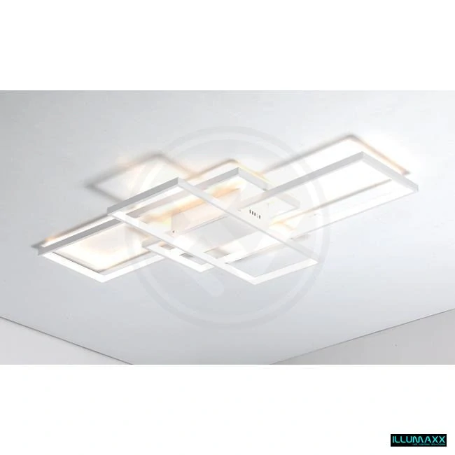 ILLUMAXX LED stropní svítidlo HYDRA 90x50x8 cm bílé
