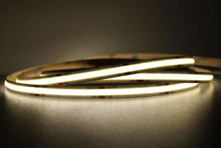 LED COB pásek 1cm, COB 528xLED/m, 14,4W/m, studená bílá 6000K, 1500lm/m, IP20, 24V, CRI92+