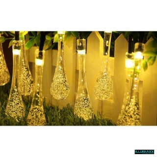 Venkovní solární girlanda SOLAR TEARS 20x LED se soumrakovým čidlem