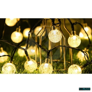 Venkovní solární girlanda SOLAR BULBS 20x LED se soumrakovým čidlem