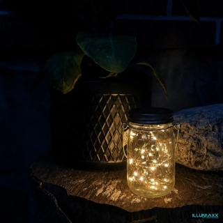 ILLUMAXX Venkovní solární dekorace SOLAR GLASS LED se soumrakovým čidlem