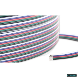 RGBW kabel 5x0,35mm, 1m