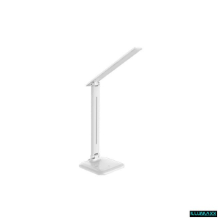 LED stolní lampa bílá 9W neutrální bílá