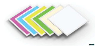 LED panel 300x300 mm, 18W, 230V, RGB+CCT