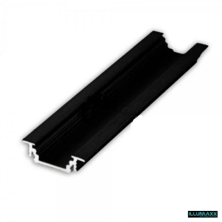 Hliníkový profil W-I 12 GROOVE10 BC/UX (3m) černý