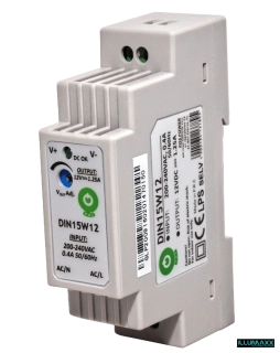 Napájecí zdroj POS DIN15W12, 12V 1,25A 15W IP20