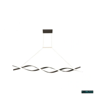 LED stropní závěsné svítidlo, černé, 37W, 4000K denní bílá, 4070LM