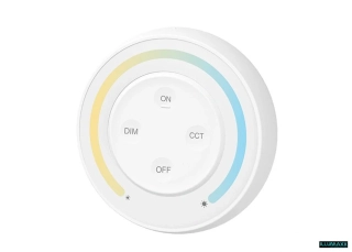 Nástěnný ovladač stmívač S1-W pro CCT LED pásky, bílý