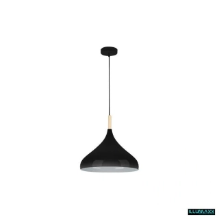 Závěsné svítidlo MIKO BLACK, 1x E27 barva černá