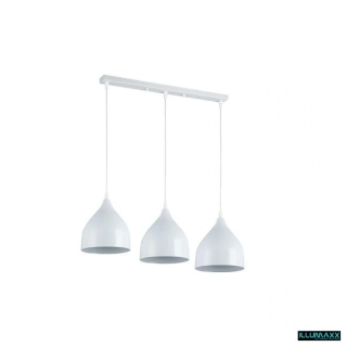 Závěsné svítidlo, COMO TRIPLE WHITE, 3x E27 barva bílá