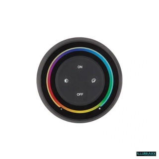 Nástěnný ovladač stmívač S1-B pro RGB LED pásky, černý