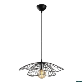Závěsné svítidlo TEL6500 BLACK, 1x E27 barva černá