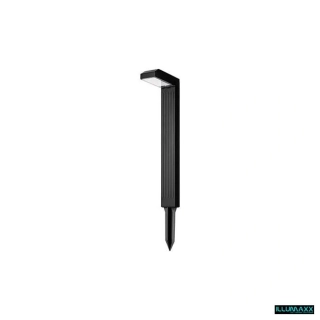 ILLUMAXX Solární zahradní LED sloupek SLIM 3CCT černý