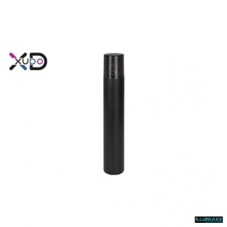 Venkovní zahradní sloupek E27 XD 50 cm kulatý černý IP44