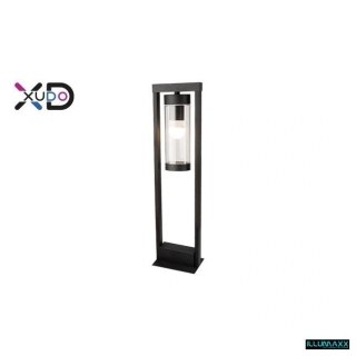 Venkovní zahradní sloupkové svítidlo E27 XD IP44 Clear černé 60 cm