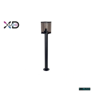 Venkovní zahradní sloupkové svítidlo E27 XD IP44 Smoke černé 50 cm