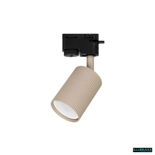 Lištový reflektor GU10 1F LUCERNO 80 mm béžový
