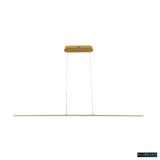 ILLUMAXX Závěsné LED svítidlo KIKI 20 W 120 cm 4000 K zlaté