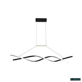 ILLUMAXX Závěsné LED svítidlo KONO 33 W 100 cm 4000 K černé