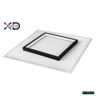 ILLUMAXX LED stropní svítidlo 32 W 40 × 40 cm 4000 K černo-bílé