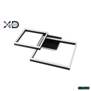 ILLUMAXX LED stropní svítidlo 55 W 65 × 50 cm černé