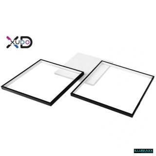 ILLUMAXX LED stropní svítidlo 57 W 79 × 58 cm CCT černé s dálkovým ovladačem