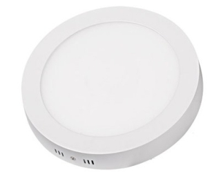 LED panel přisazený kruh 6W, 230V, IP20, teplá bílá