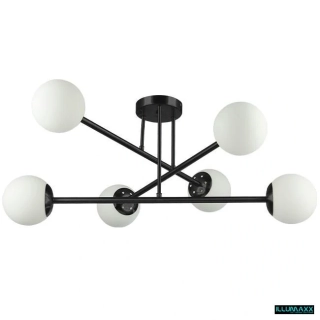 ILLUMAXX LED Stropní svítidlo BALI 6× E27 74 cm černé