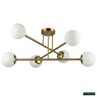 ILLUMAXX LED Stropní svítidlo BALI 6× E27 74 cm zlaté