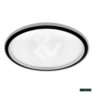 ILLUMAXX LED stropní svítidlo APOLLO 40 cm 66 W černé CCT s dálkovým ovládáním
