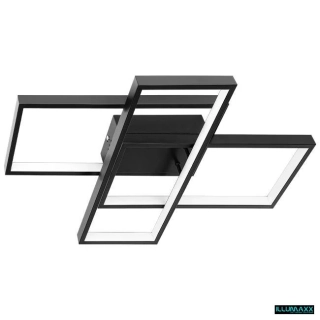 ILLUMAXX LED stropní svítidlo ORION černé