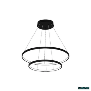 ILLUMAXX LED závěsné svítidlo LYNX 40/60 cm 64 W černý