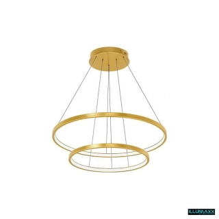 ILLUMAXX LED závěsné svítidlo LYNX 40/60 cm 64 W zlatý