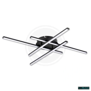 ILLUMAXX LED stropní svítidlo MODENA GRANDO 70 cm 34 W 4000 K černý