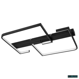 ILLUMAXX LED stropní svítidlo MORIS 62 × 50 cm 29 W 3CCT černý