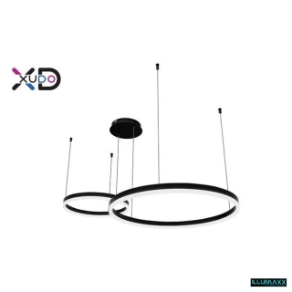 ILLUMAXX LED závěsné svítidlo MUNDO 40/60 cm 36 W 3CCT černý