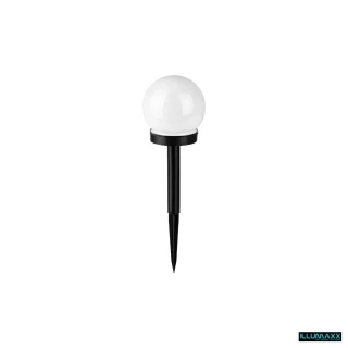 ILLUMAXX Solární LED zahradní koule 10 cm bílá