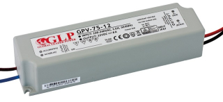 GLP napájecí zdroj GPV-75-12, 12V 6A 72W IP67