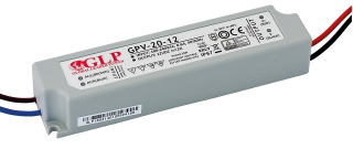 GLP napájecí zdroj GPV-20-12, 12V 2A 24W IP67