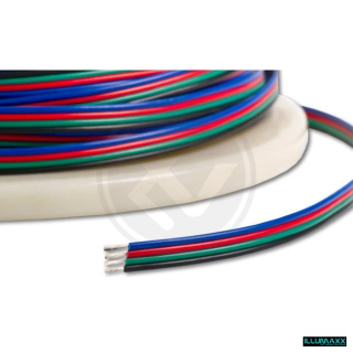 RGB kabel 4x0,5mm, 1m