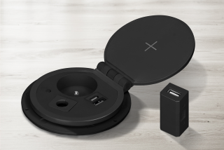 Modul USB DATA černý pro vestavnou zásuvkou lištu KZAS 00035